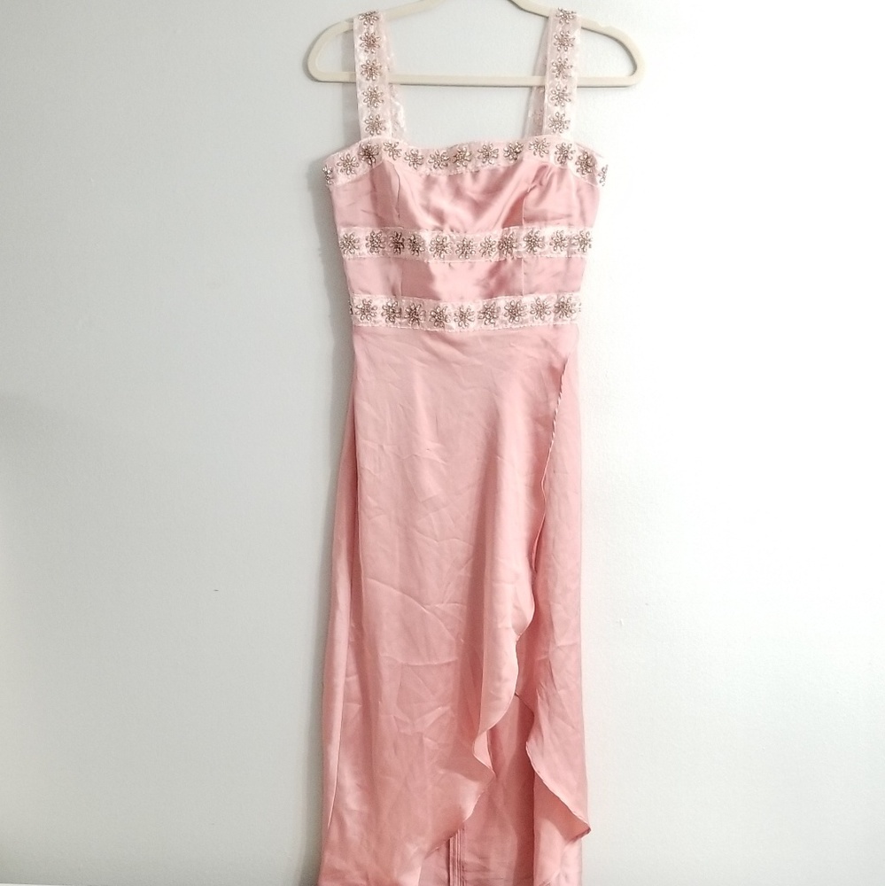 🍒NWT🍒 FL&L BEADED MIDI DRESS - Picture 4 of 8